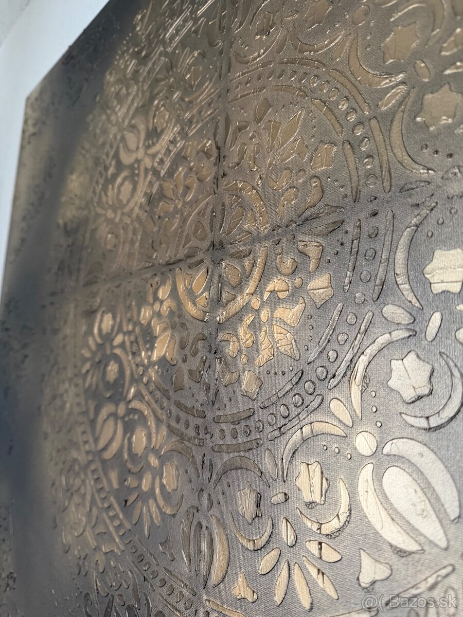 Predám originálny reliéfny obraz – mandala - 2