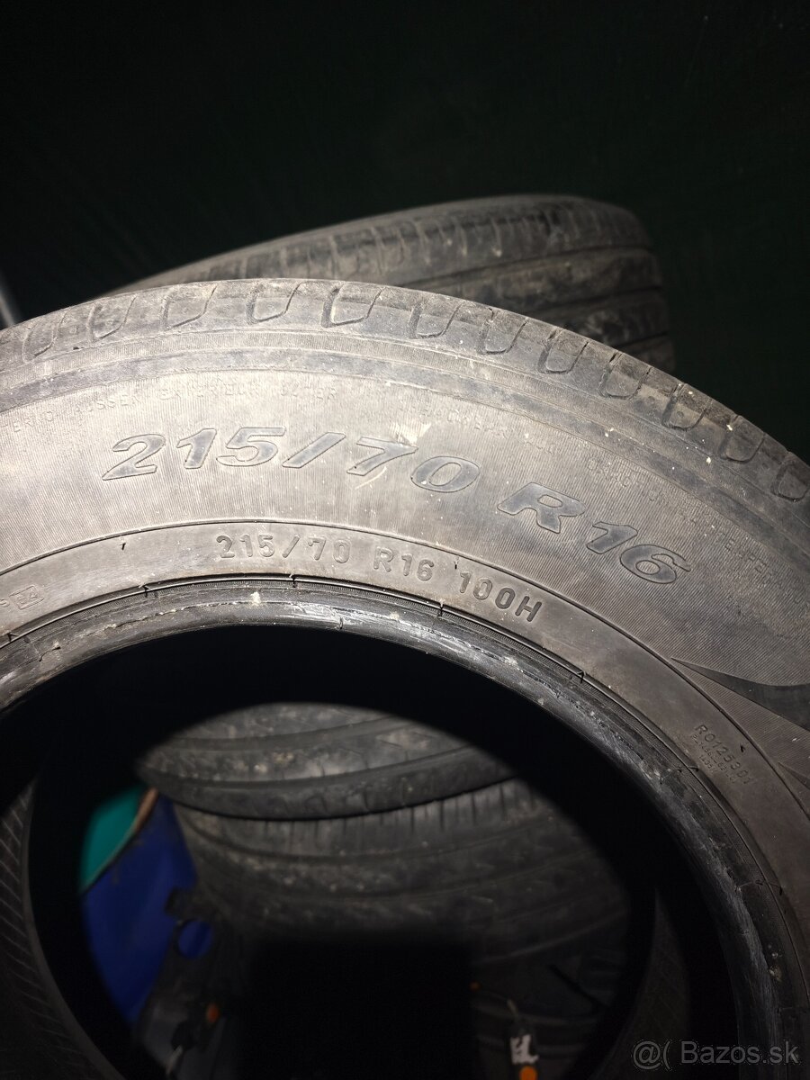 Letné pneumatiky pirelli 215/70 r16 - 2