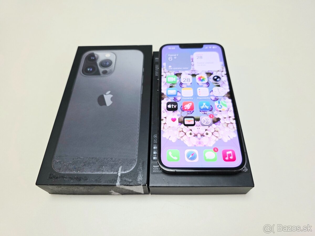 Predám apple iphone 13 PRO 128GB GRAPHITE v top stave - 2
