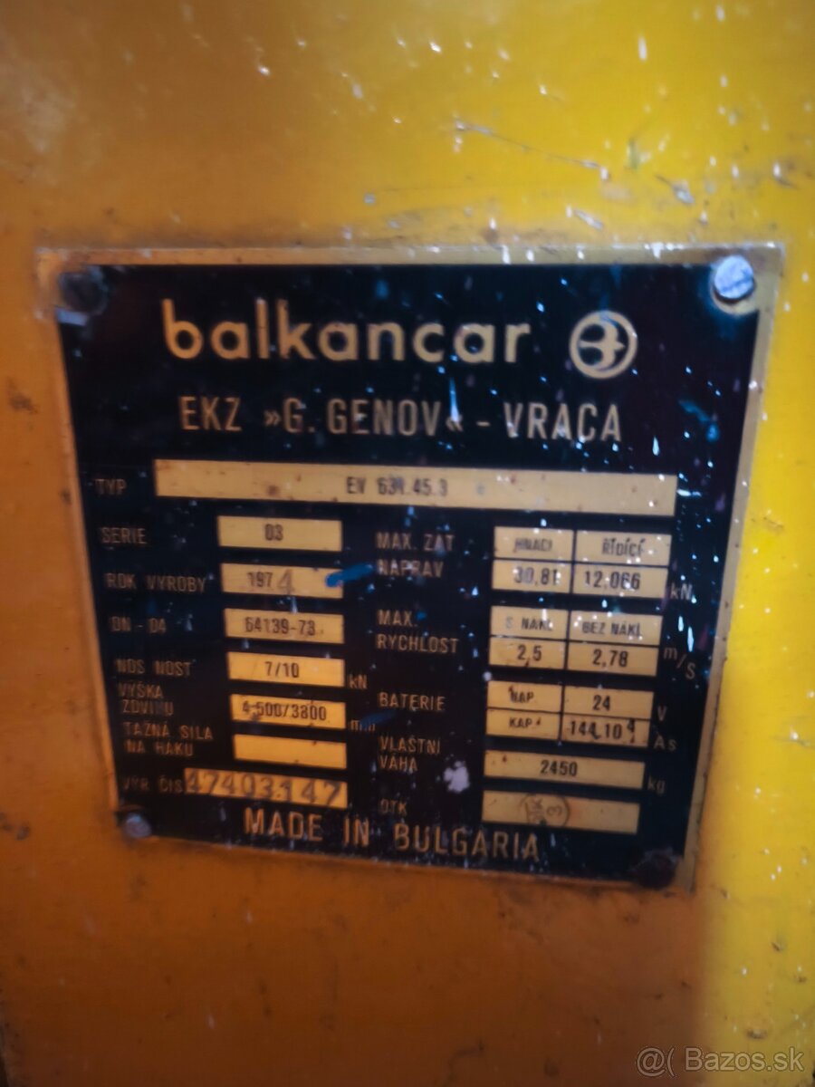 BALKANCAR EV 631.45 - 2