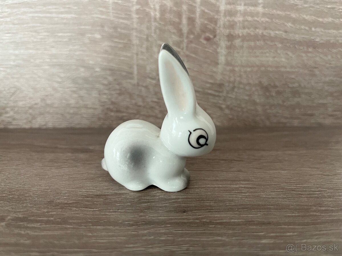 Porcelánova soška zajačik - 2