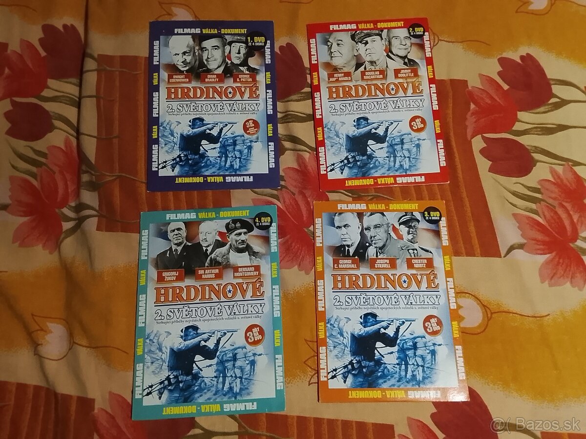 DVD 2 svetová vojna cesta do Berlina,Hrdinov 2 sv vojny - 2