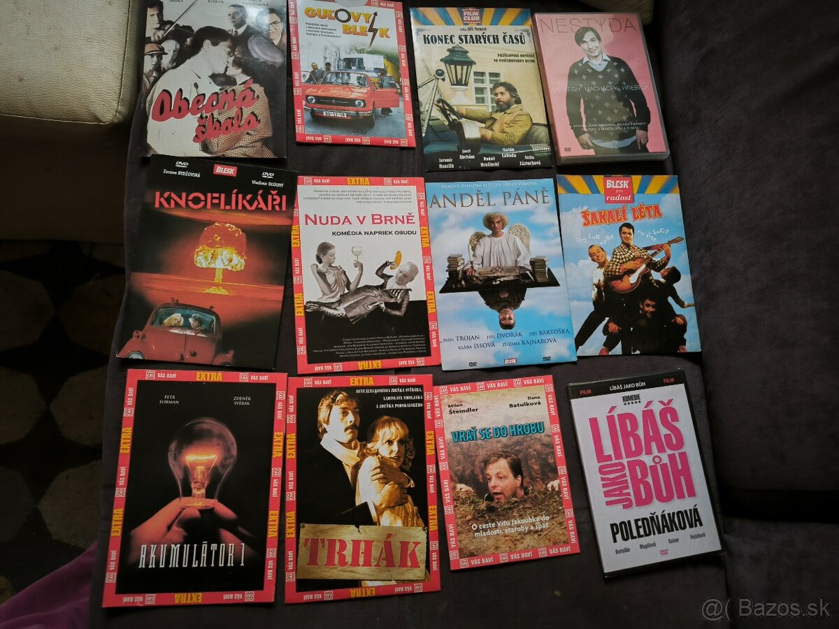 Veľká zbierka českých filmov na DVD - 2