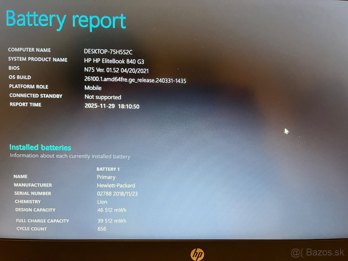 HP Elitebook 840 G3 - Win11pro | 256gb SSD | 16GB DDR4 - 2