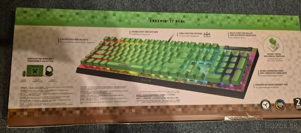 Herná klávesnica Razer Minecraft - 2