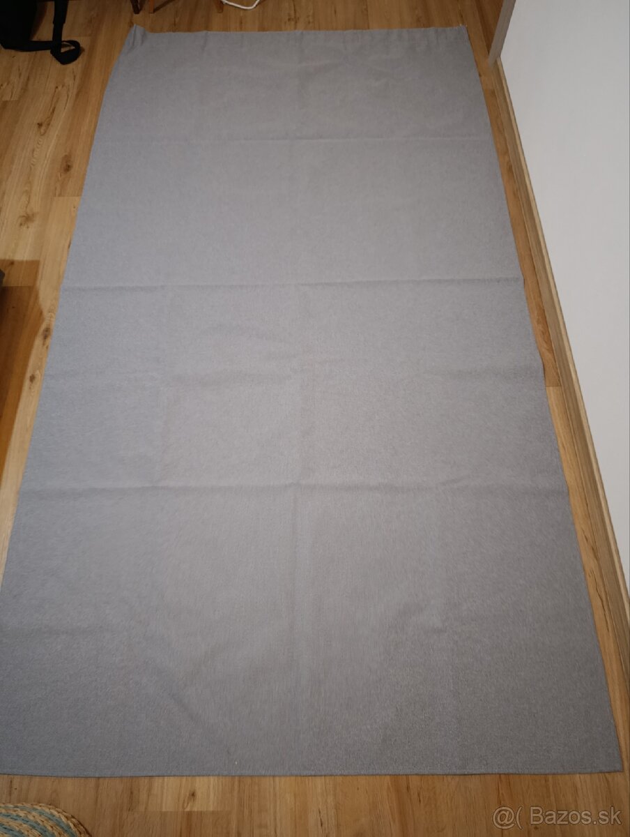 Sivé zatemňujúce závesy 2 ks - 2