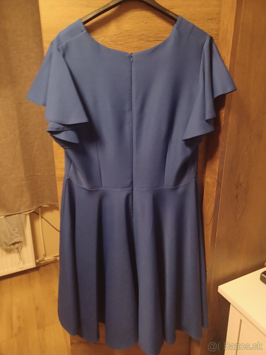 Modré slávnostné šaty - 2