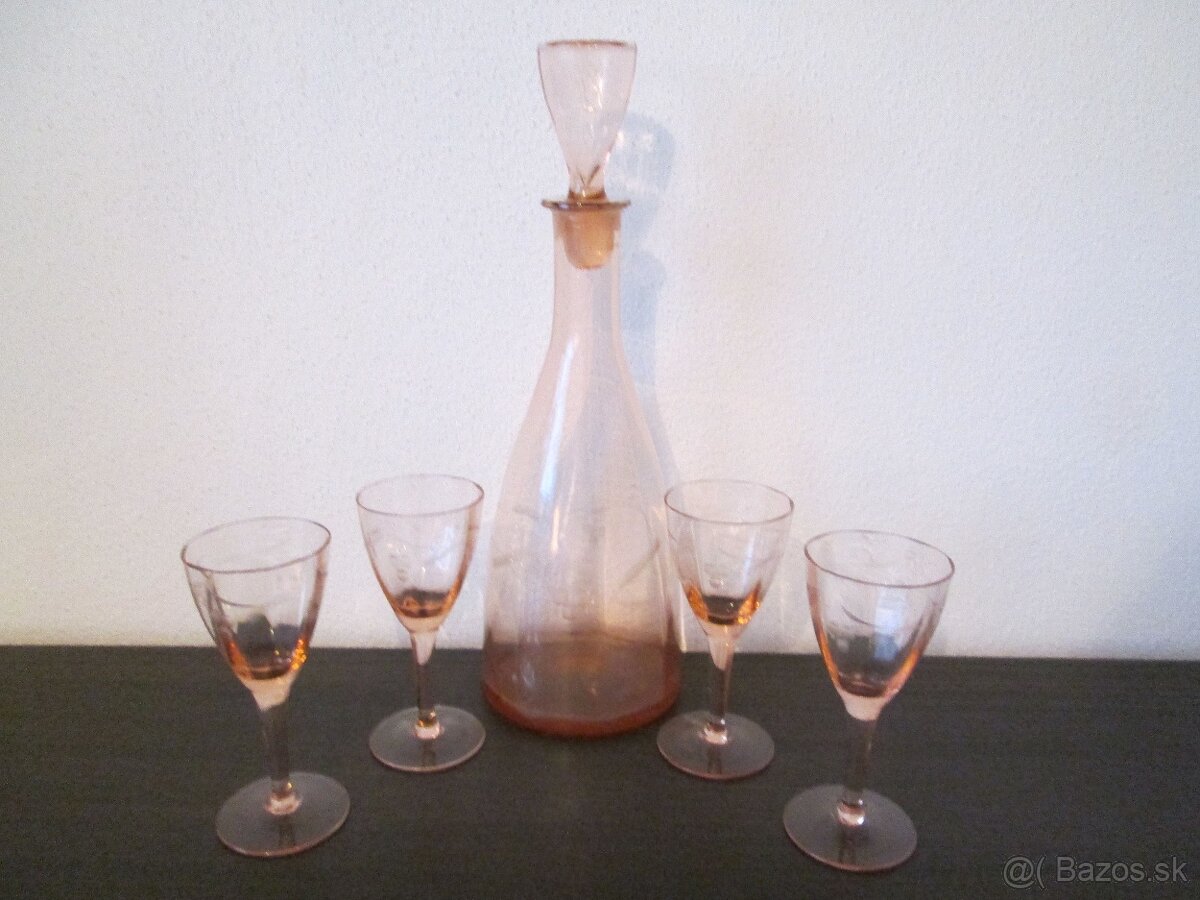 Retro súprava na pálenku - 2