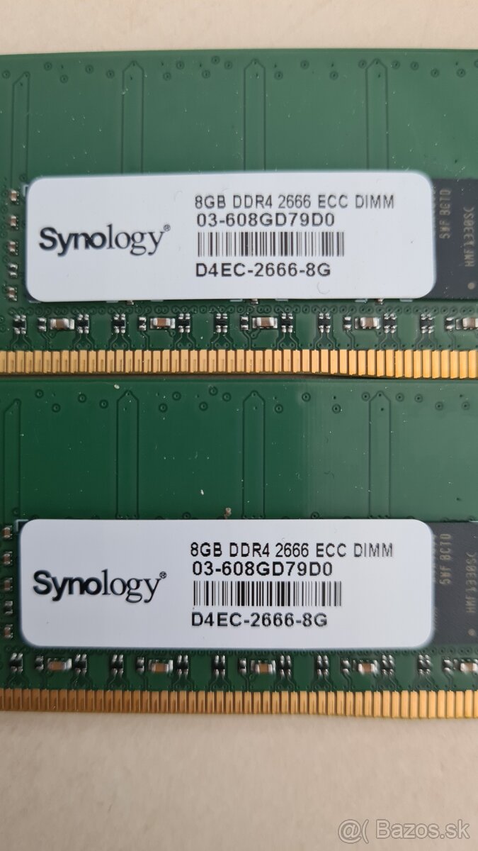 2x 8GB DDR4 2666MHz ECC DIMM Synology - 2
