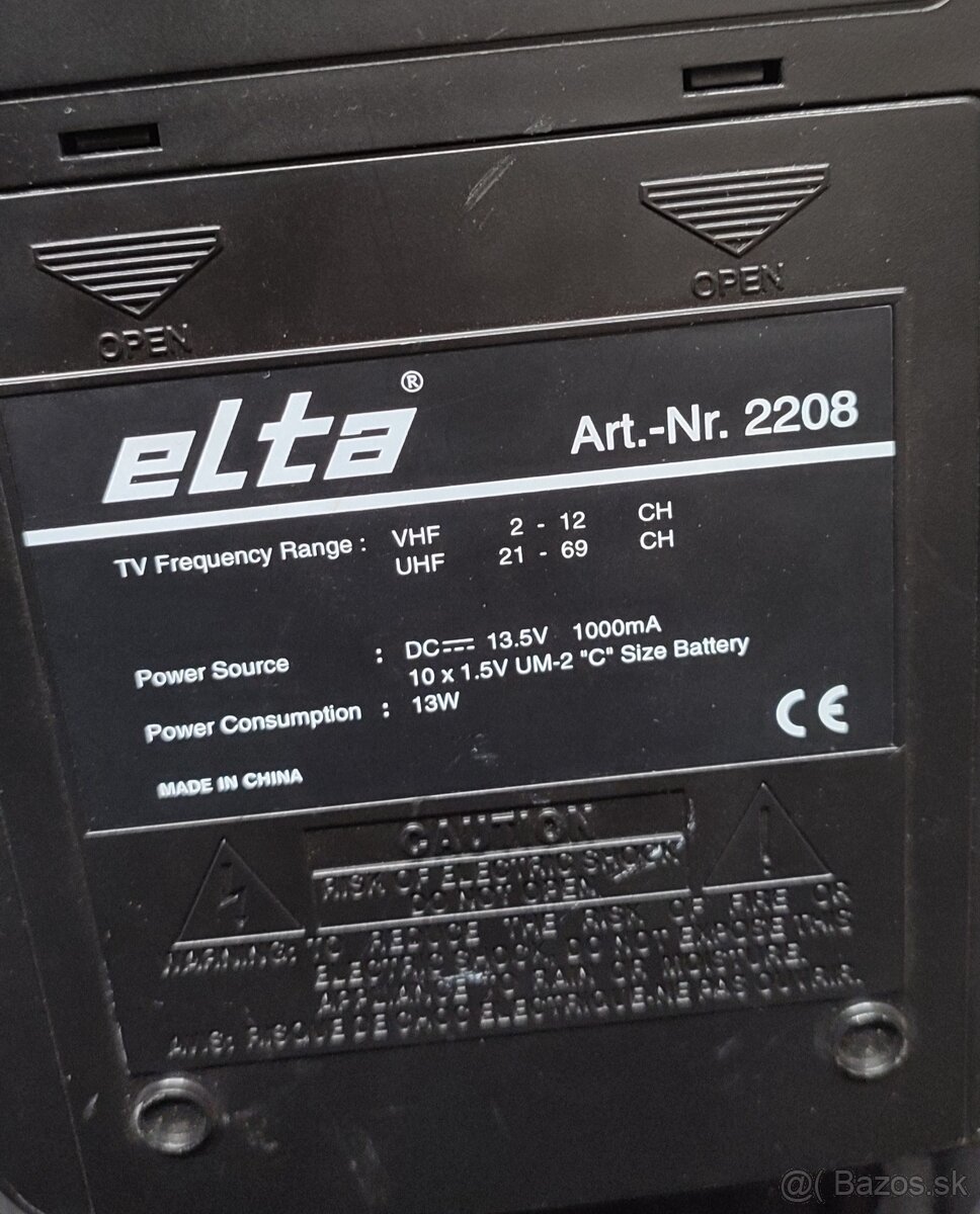 Prenosný tv elta - 2