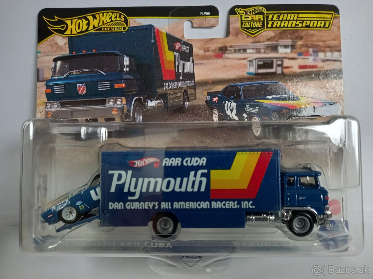 HOT WHEELS PREMIUM - TEAM TRANSPORT ´70 PLYMOUTH AAR CUDA - 2