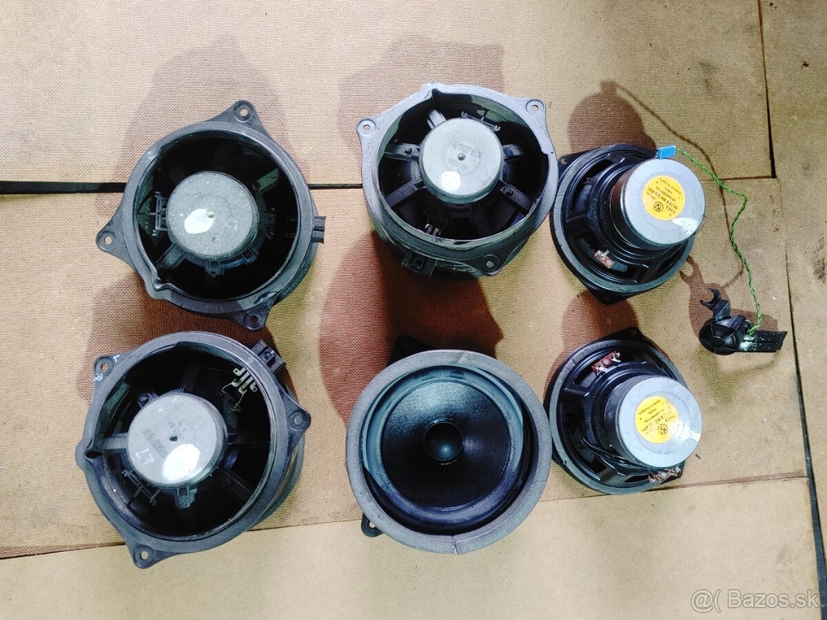 bmw x5 e53 HIFI 8 Ohm repro - komplet sada- priplatkova vyba - 2
