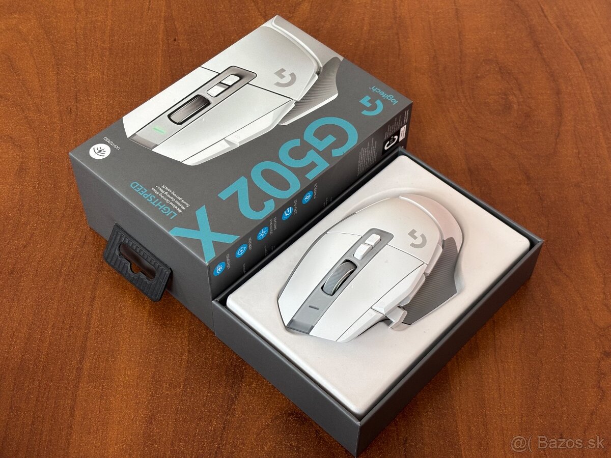 Herná Myš Logitech G502X Lightspeed White + Záruka - 2