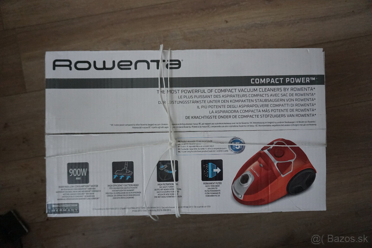Predám nový nerozbalený vysávač Rowenta Compact Power - 2