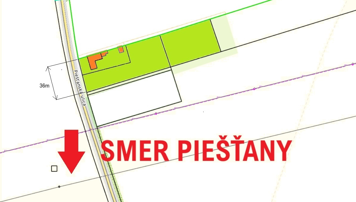 Investičný pozemok pre komerčnú výstavbu v Novom Meste nad V - 2