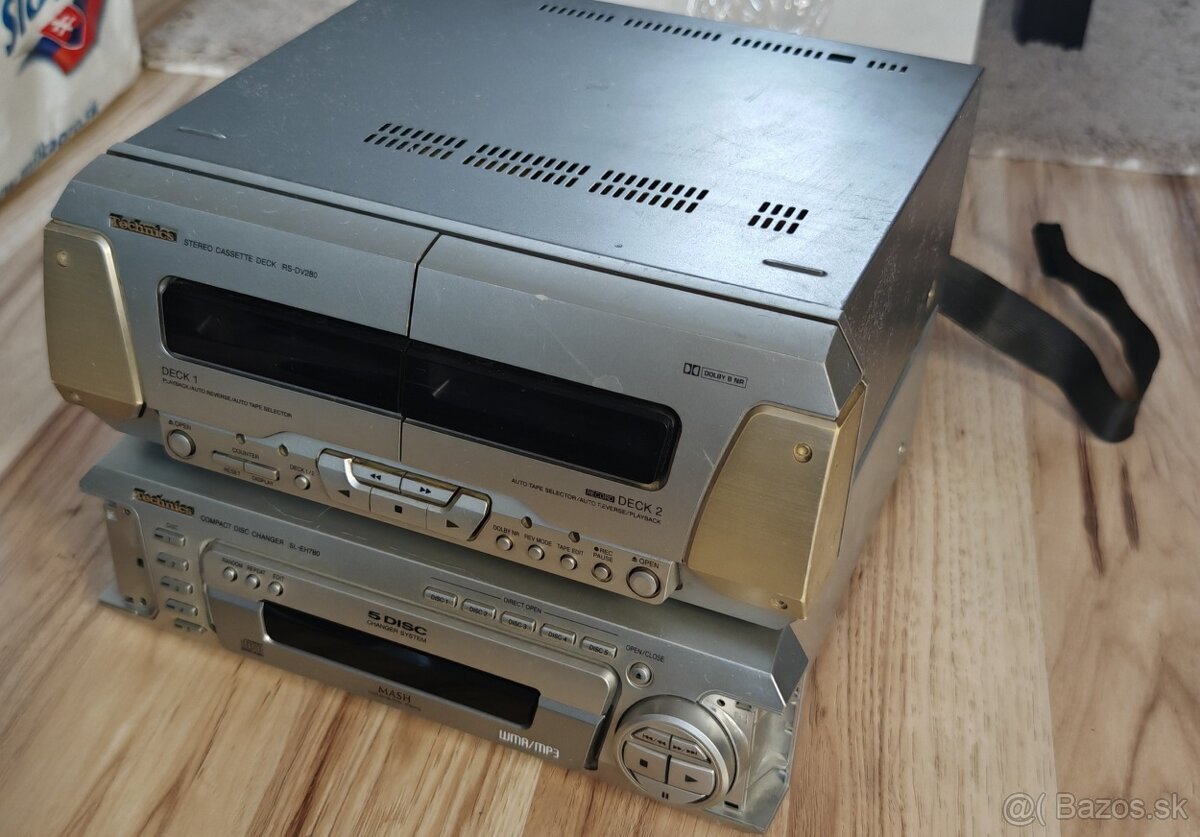 TECHNICS CD CHANGER SL-EH780 a CASSETTE DECK RS-DV280 - 2
