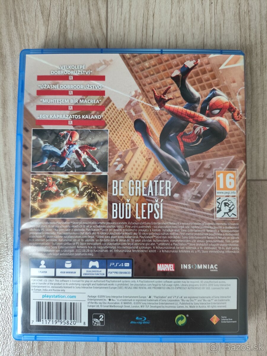 PS4 hra Spiderman - 2