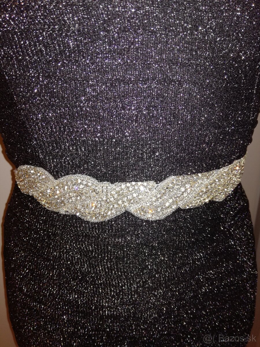 Strieborné koktejlky Pretty Women, nové, veľ. 36 - 2