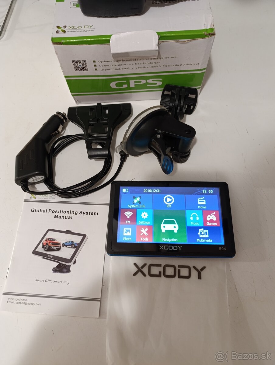 5" GPS Navigácia XGODY Nová Nepoužitá - 2