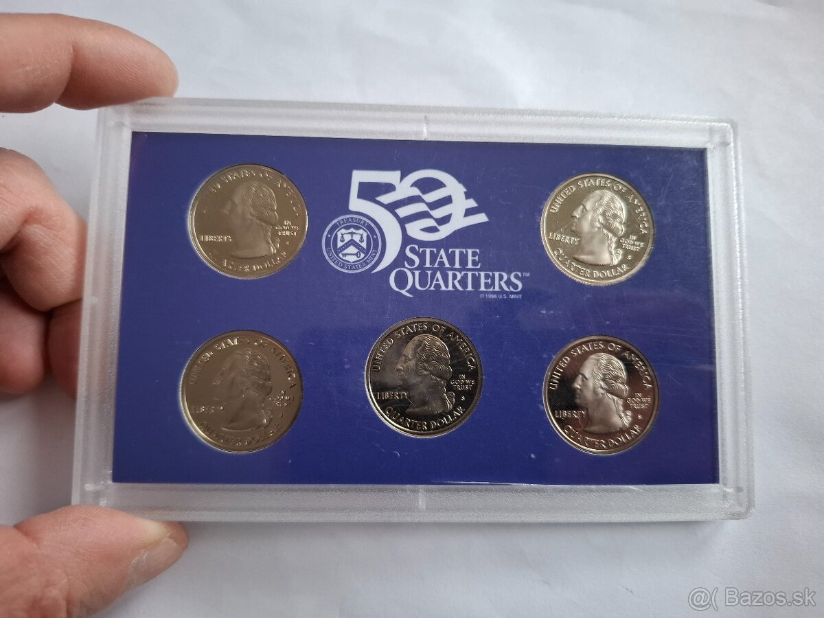 Americké mince Proof set r. 2001 - 2
