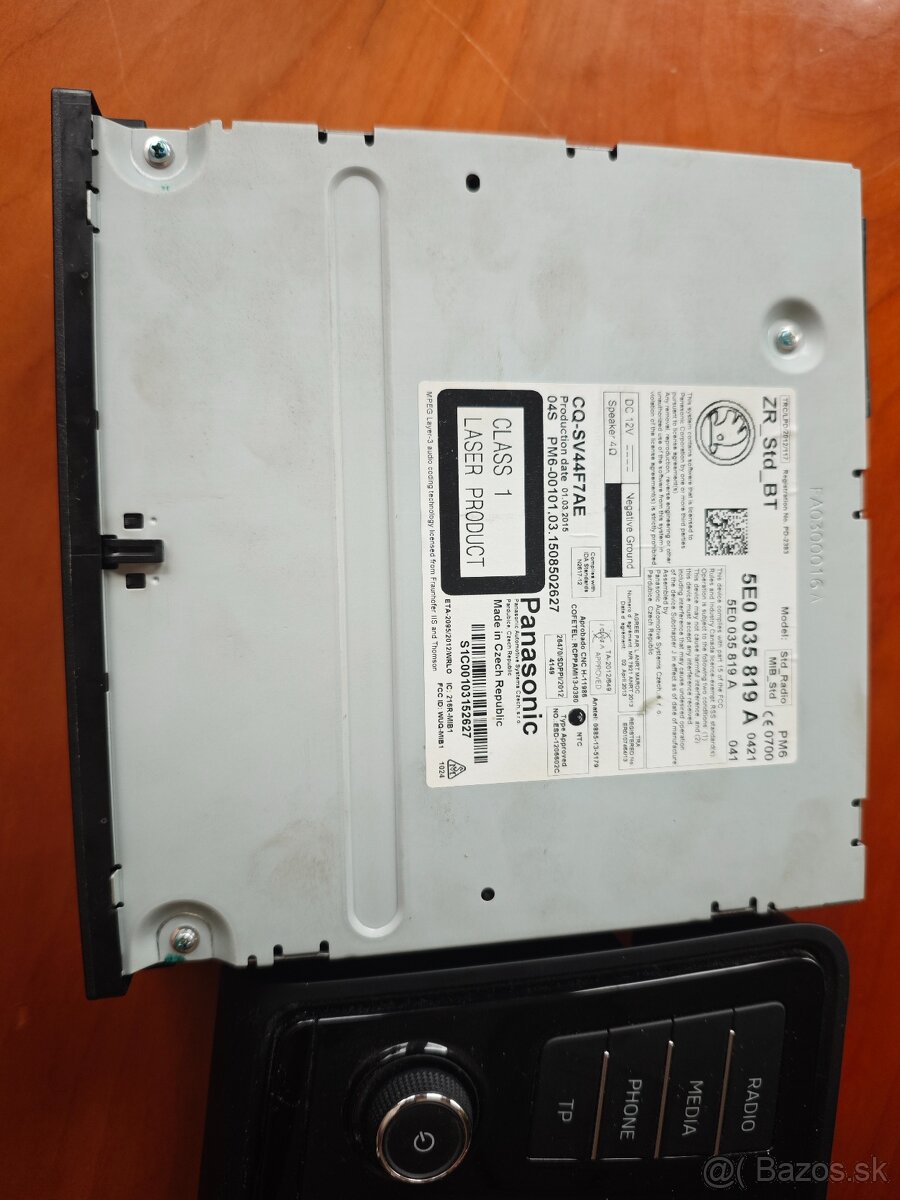 Originál autorádio Škoda Octavia - 2