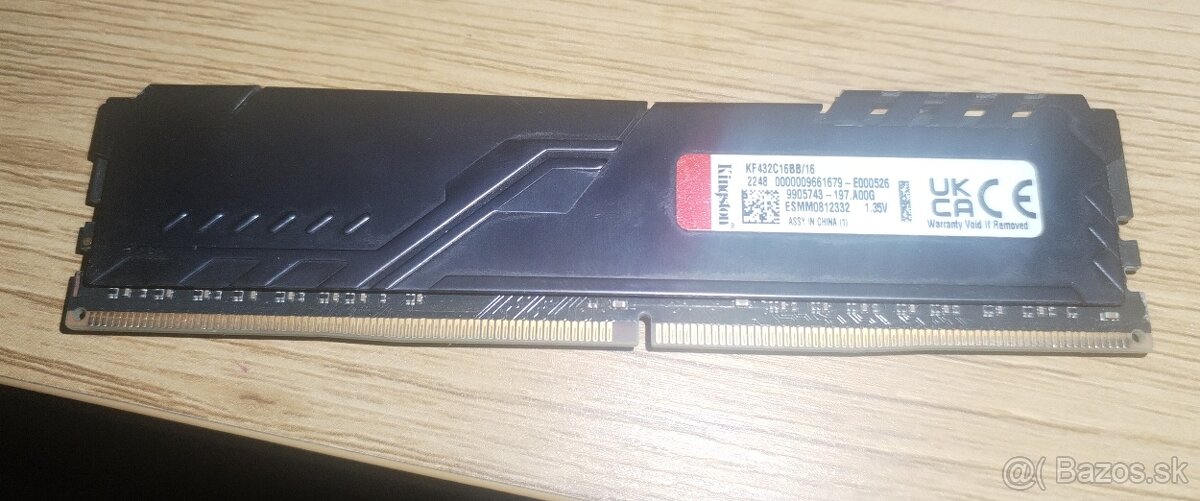 16 GB DDR4 Fury Beast - 2