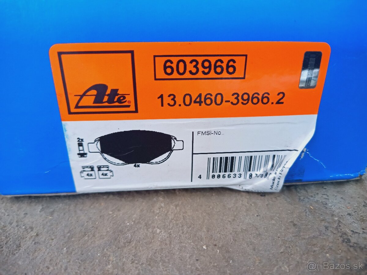 Brzdové platničky/doštičky RIDEX 402B1369 - 2