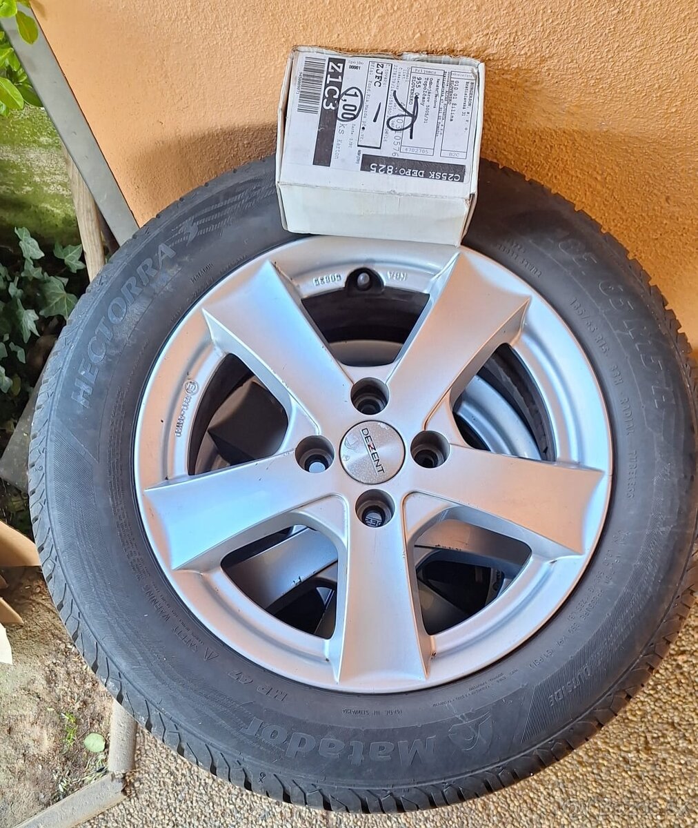 Letná sada kolies na diskoch Kia Rio 2012 - 2