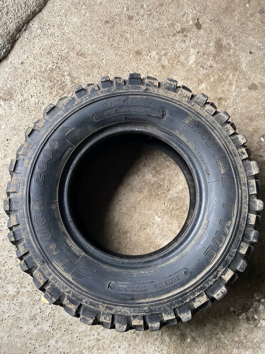 Predám gumy truck 2000