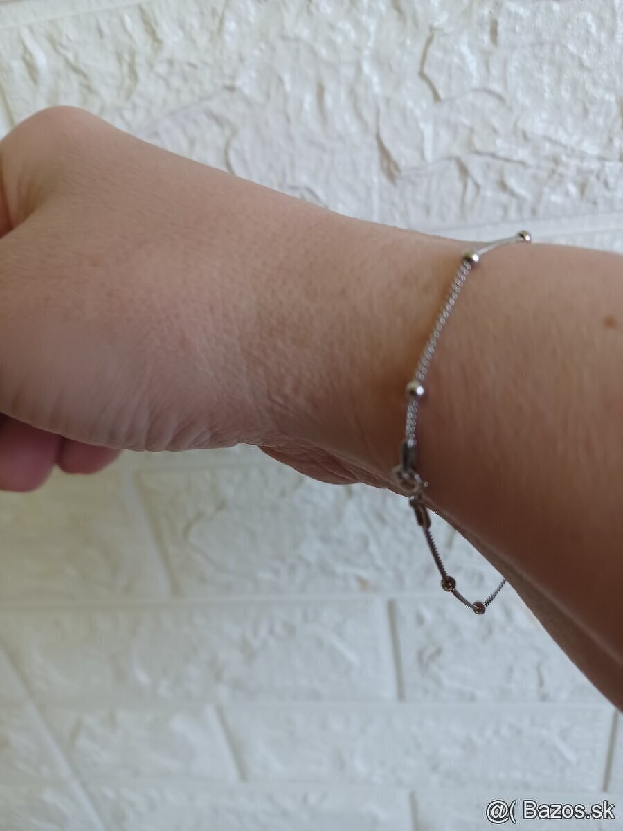 Strieborná retiazka+náramok - 2