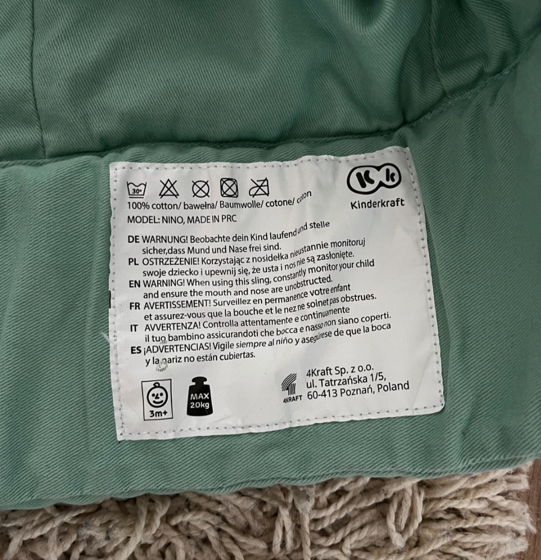 Kindercraft nosič - 2