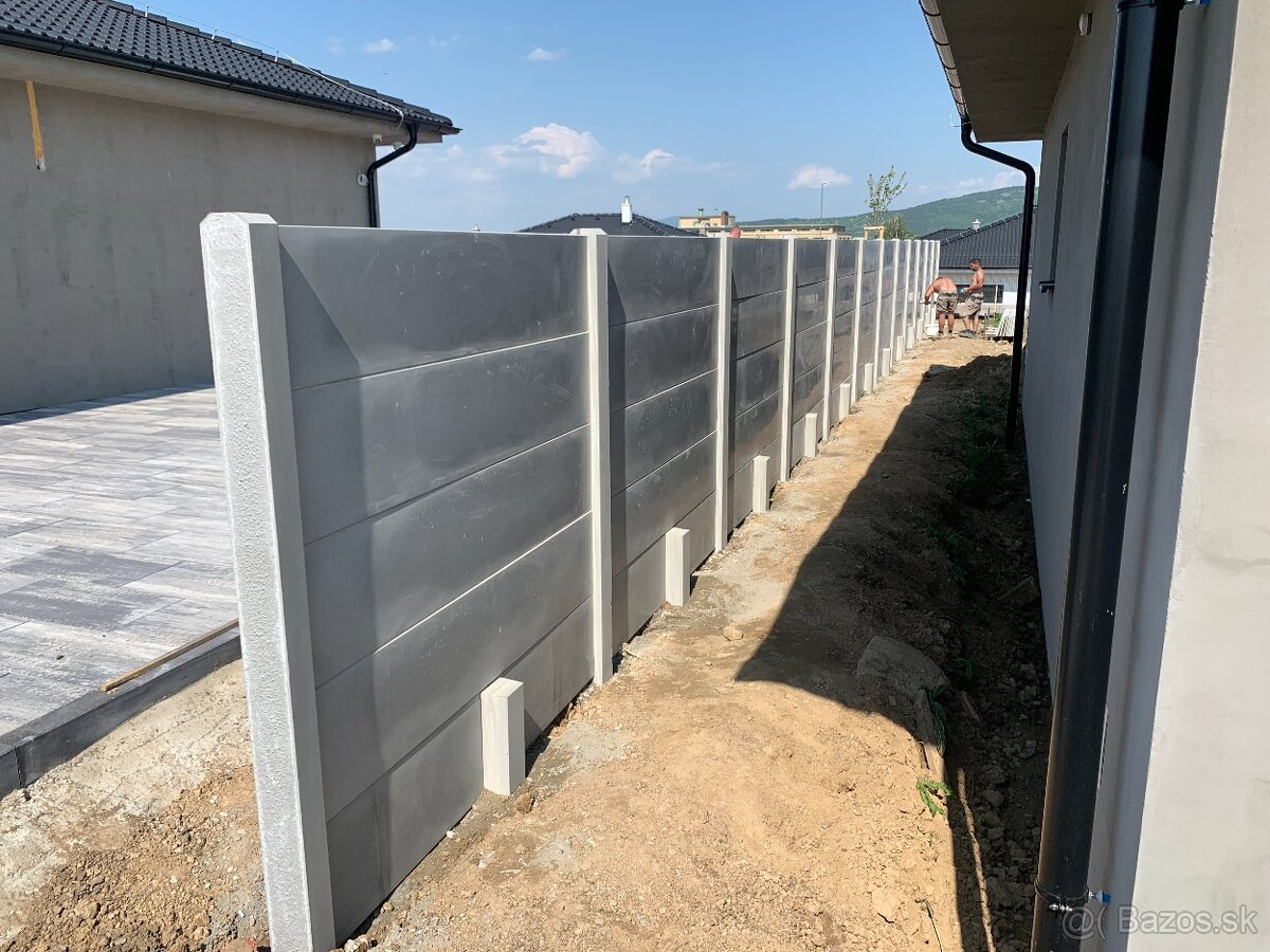 Betónové ploty od výrobcu - 2