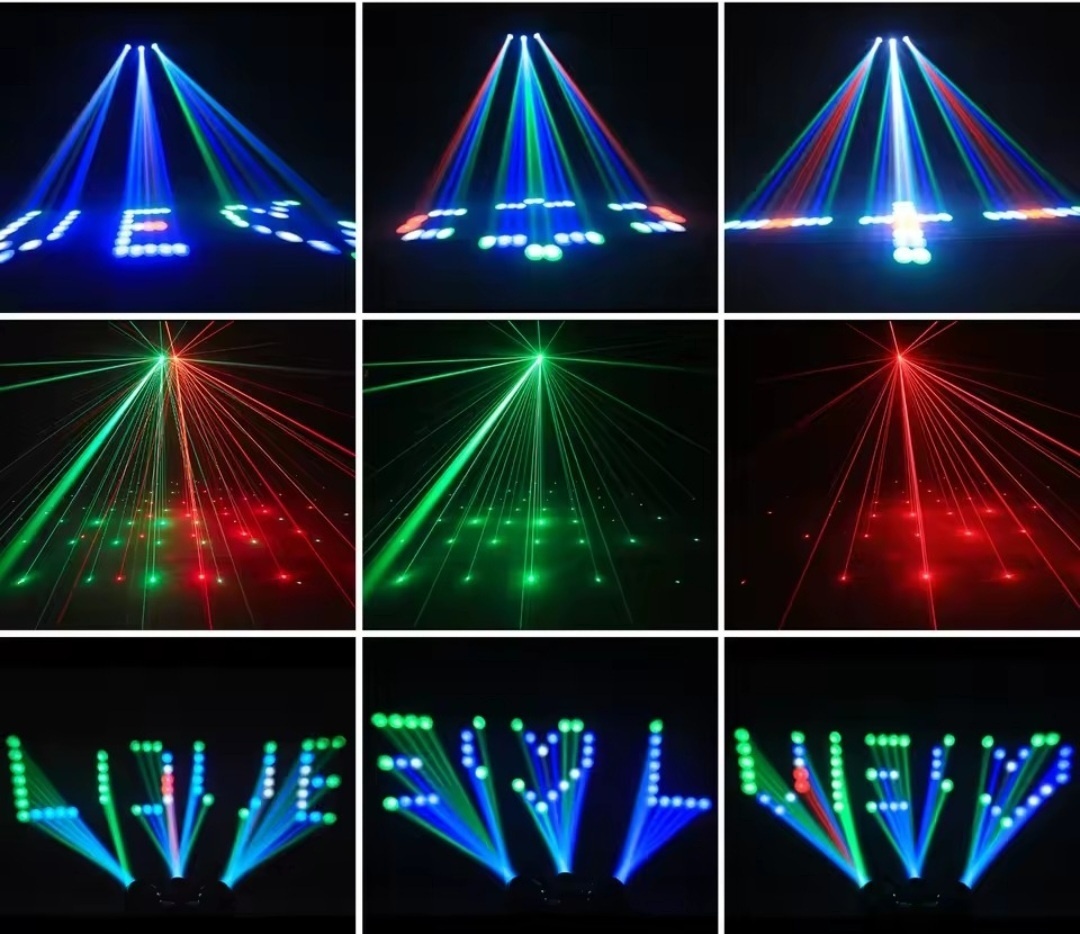 Airship III 192 LED efekt + RG laser - 2