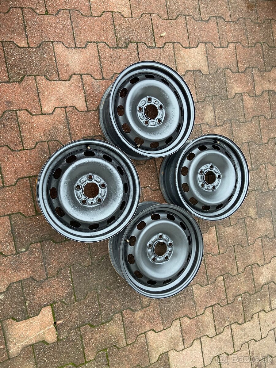 5x108 R15 plechove disky - 2