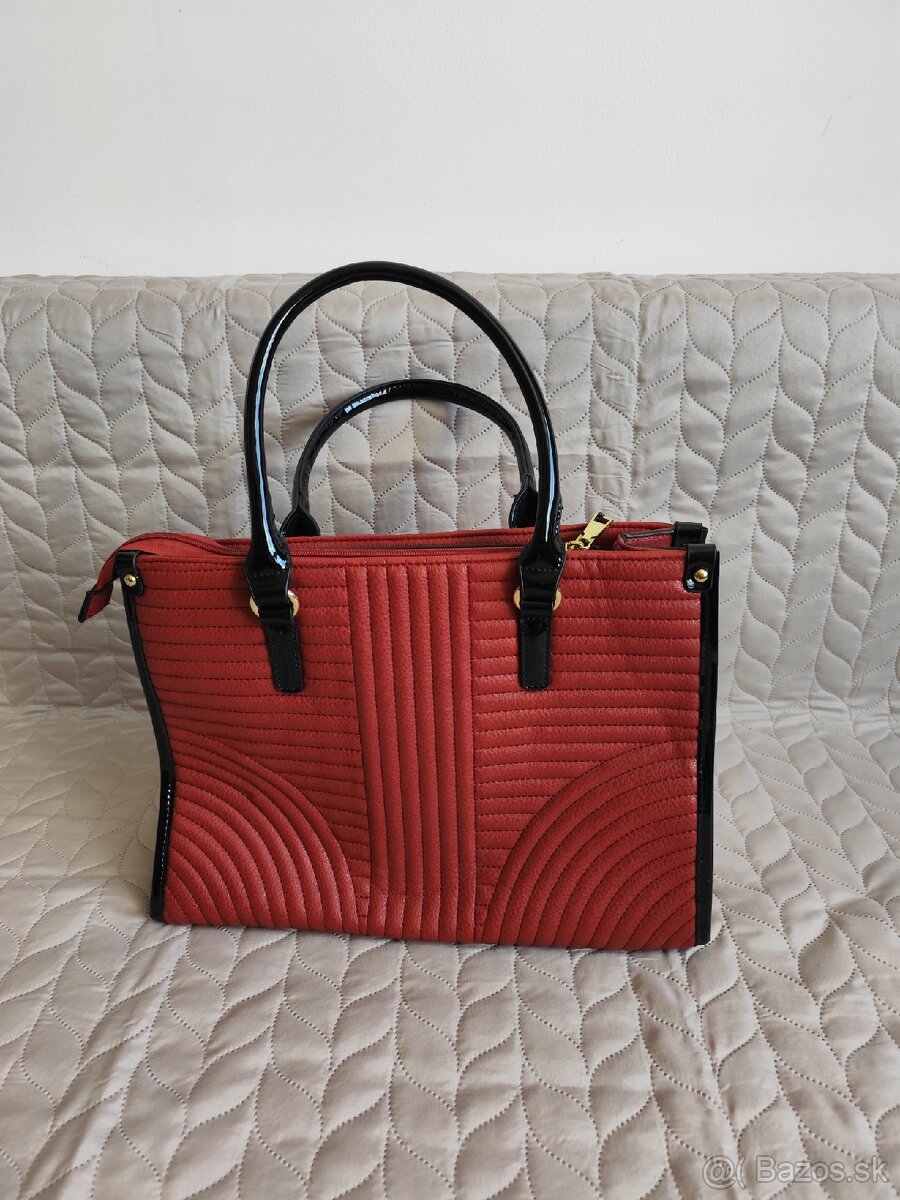 Kabelka - nová bordová - 2