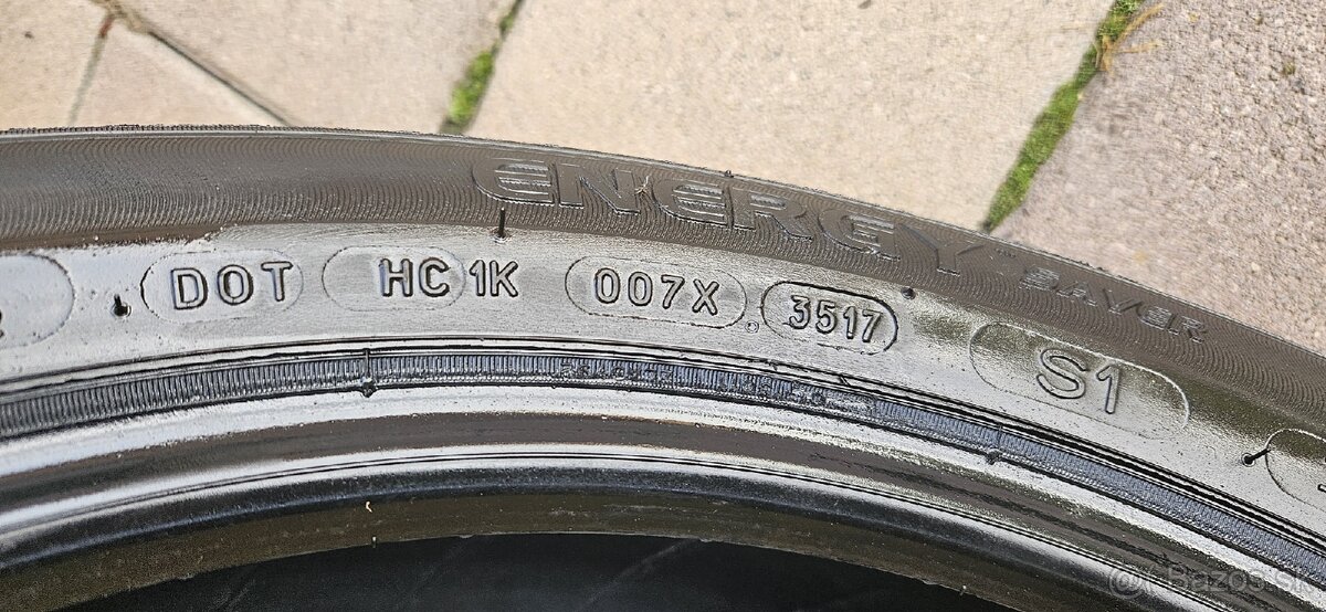 Predám 3x Pneumatika 195/55 R 16 MICHELIN Energy SAVER - 2