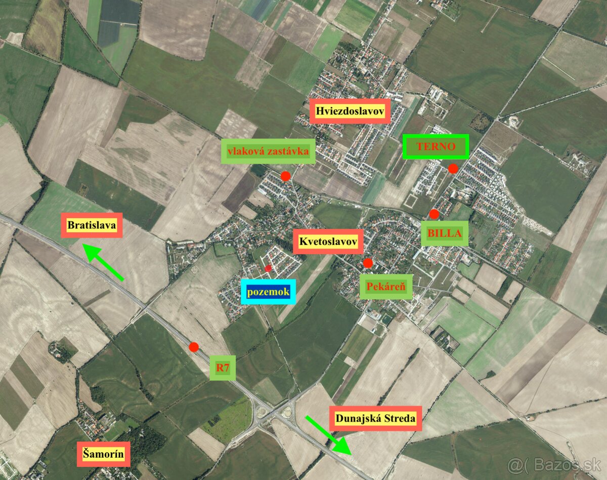 Exkluzívny pozemok Kvetoslavov - 2