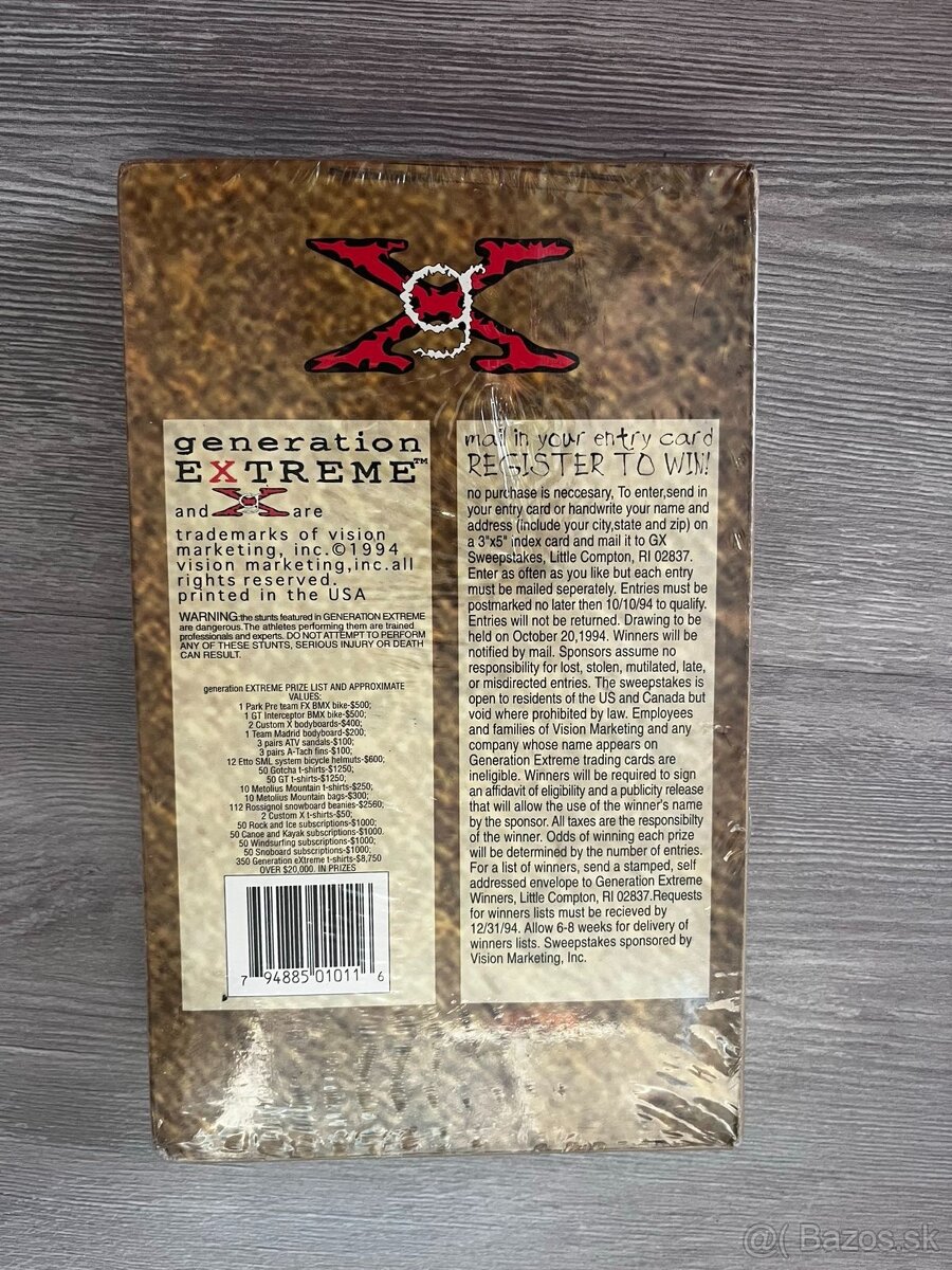 Zberateľské karty Factory sealed Vision Generation Extreme ( - 2