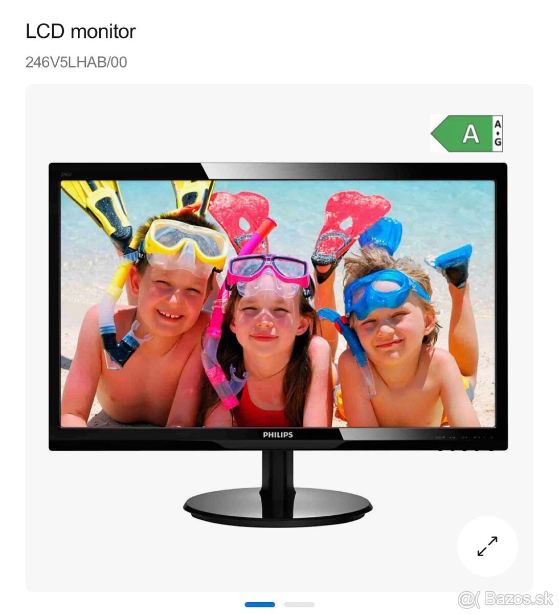Predám 24-palcový LCD monitor Philips - 2