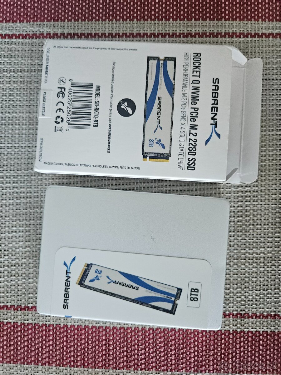 Sabrent Rocket Q 8TB M.2 Nvme SSD - novy - 2