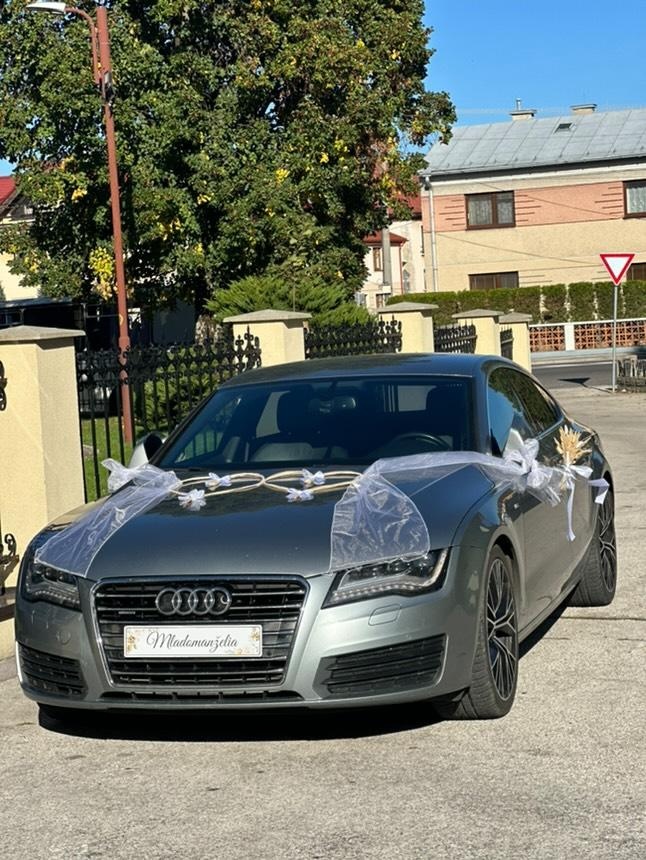 Svadobná výzdoba na auto - 2