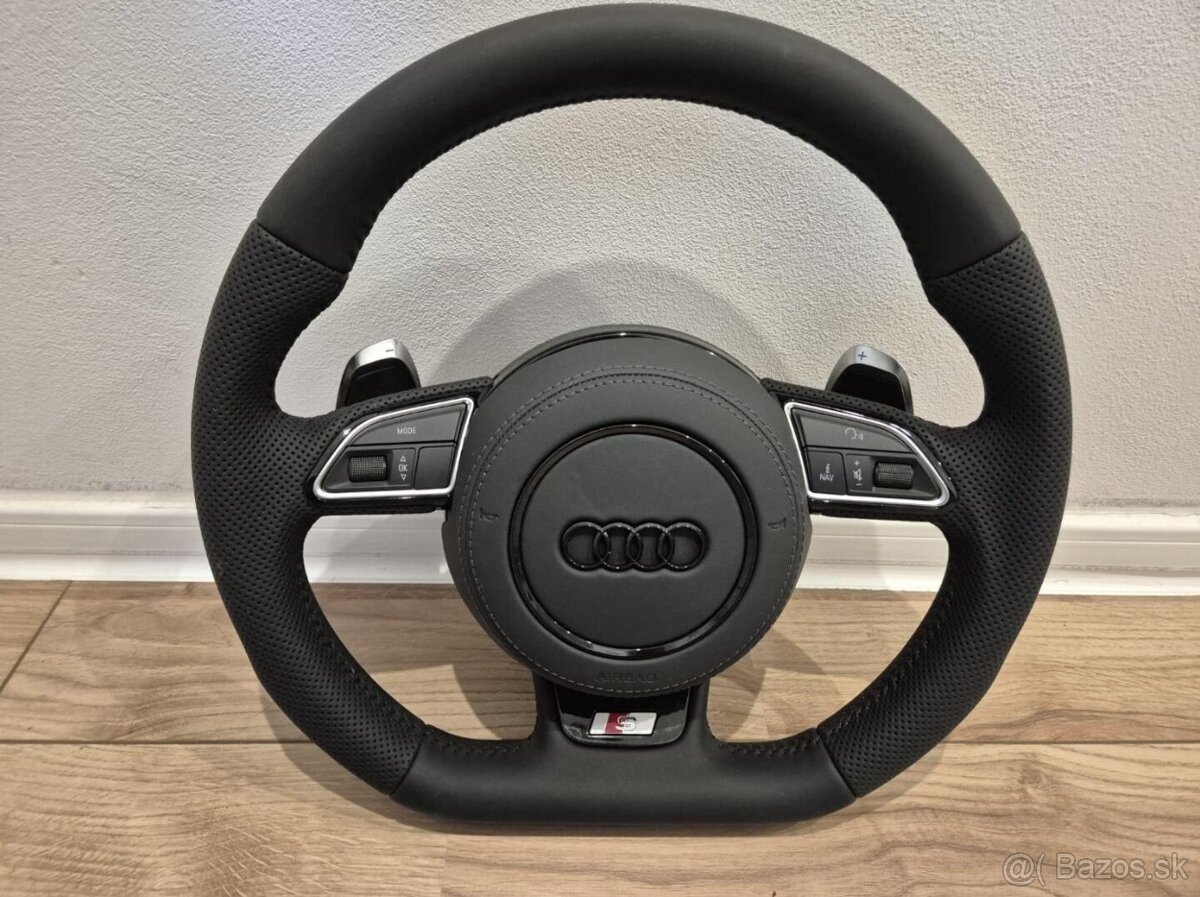 VOLANT AUDI KOŽENÝ MULTIFUNKCNY + AIRBAG - 2