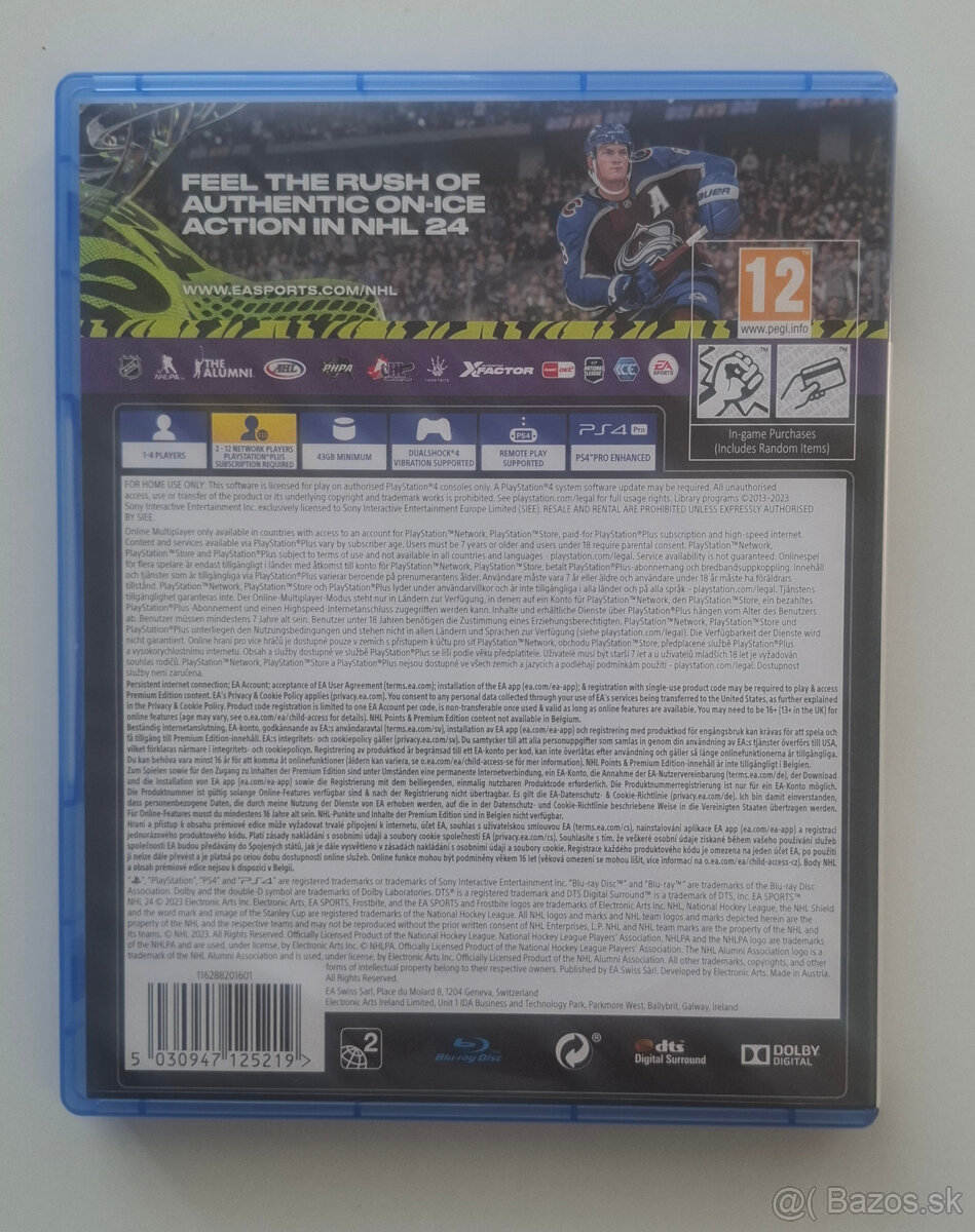 Predam NHL 24 PS4 - 2