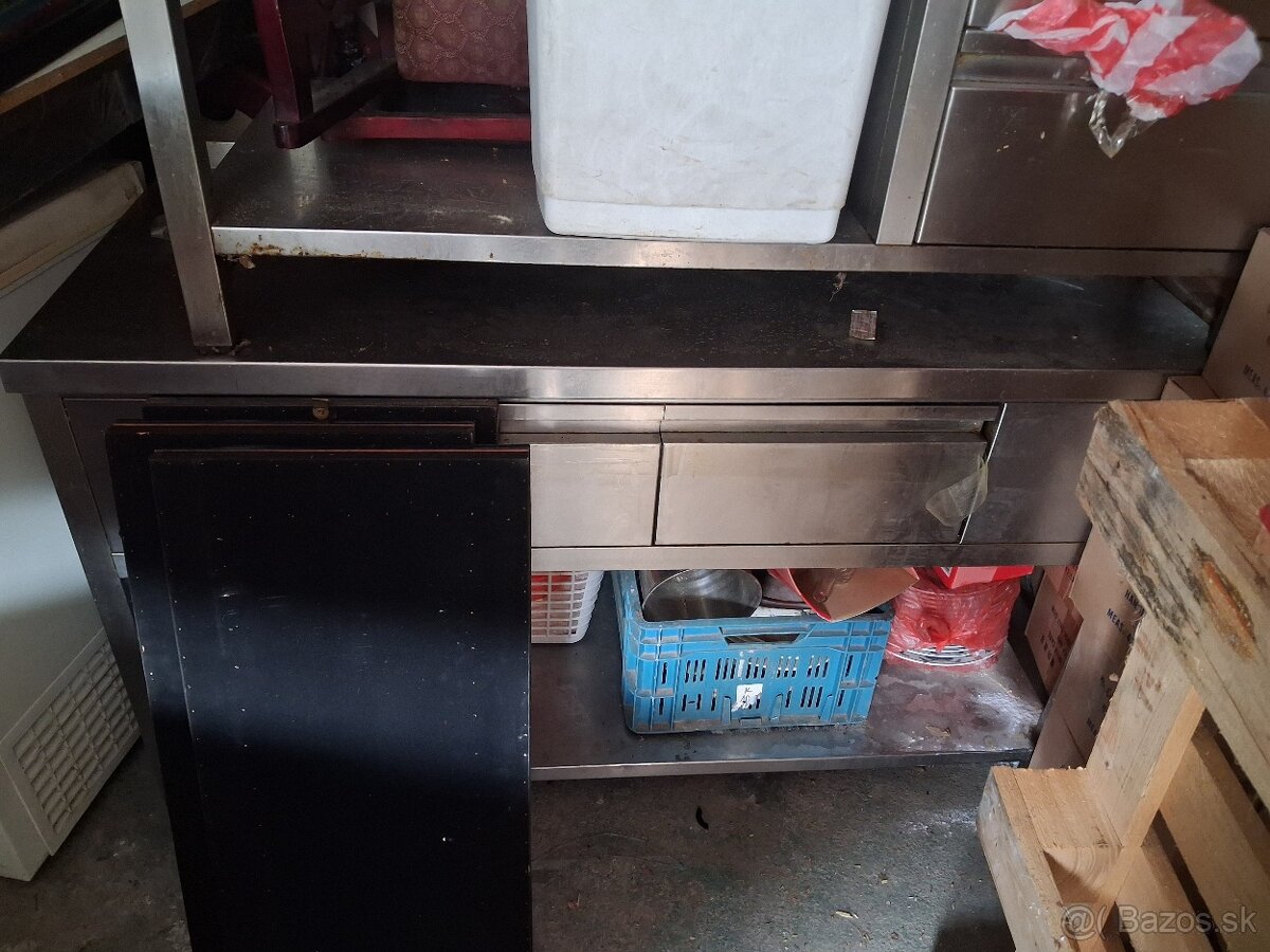 Gastro nerezové kuchynské stoly - 2