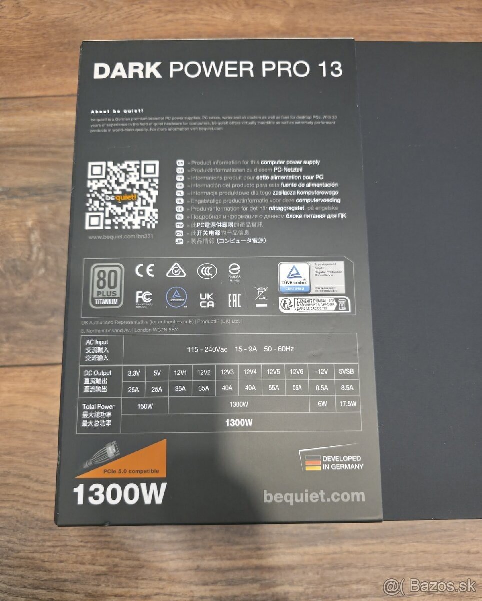Be quiet DARK POWER PRO 13 - 1 300 W - 2