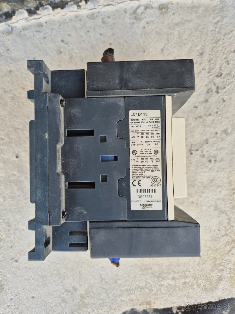 Priemyselny Stykac Telemecanique LC1D115 - 2