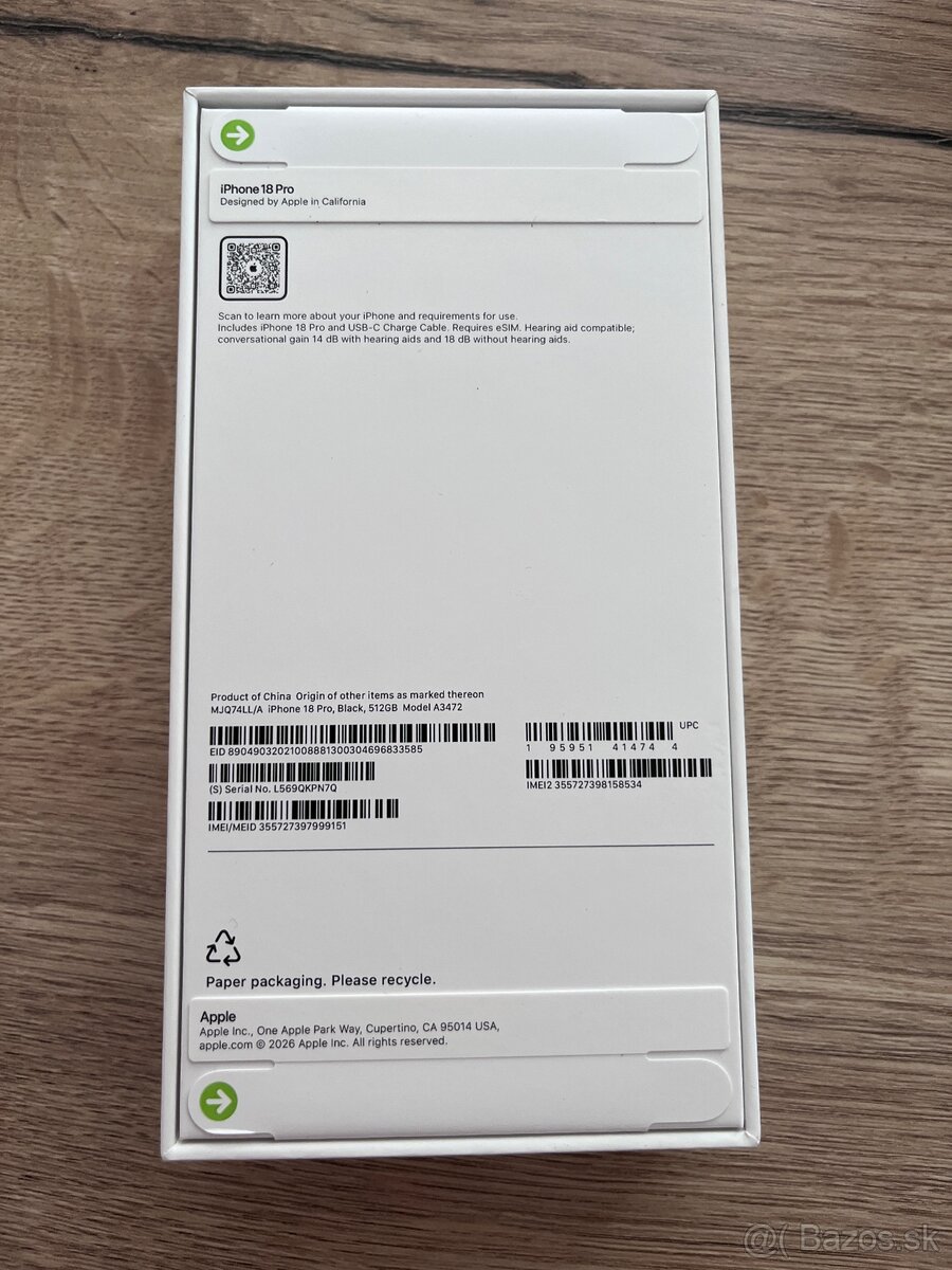 Iphone 18 Pro, čierna, 512 GB - 2