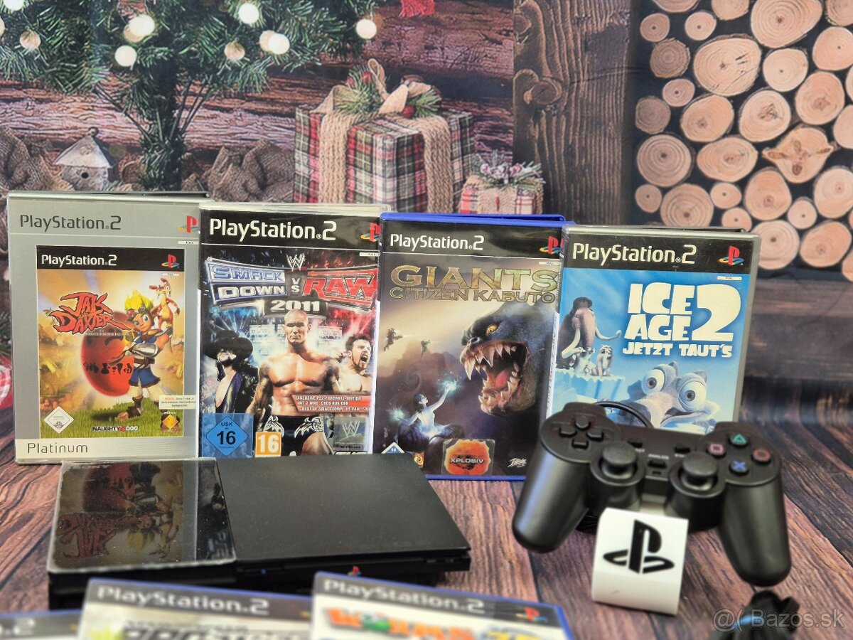 Sony Playstation 2, 1 ovládač, karta, 7 hier - 2