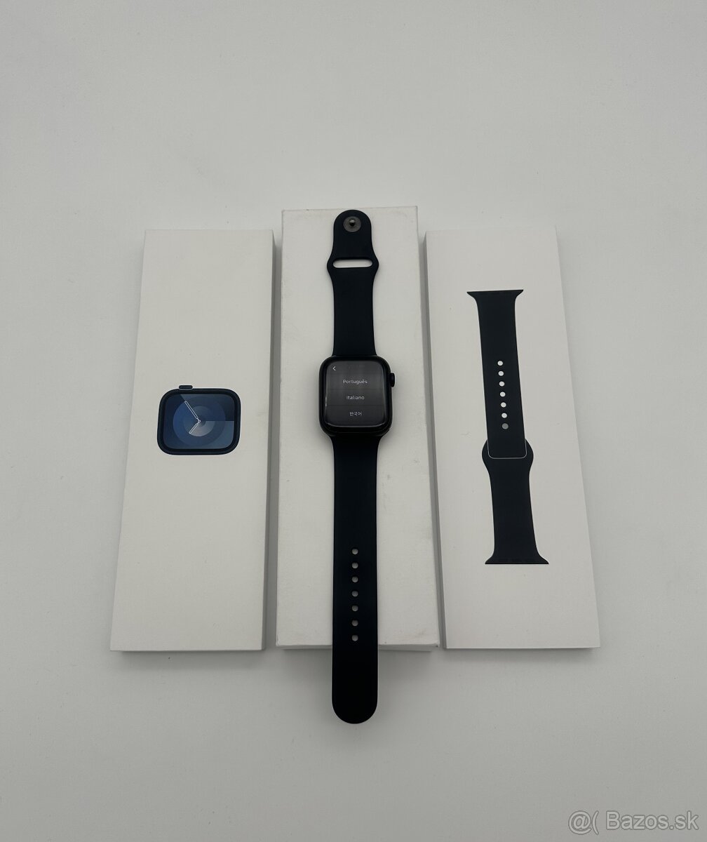 Apple Watch 9 Series 45mm Graphite (100% Batéria) + ZÁRUKA - 2