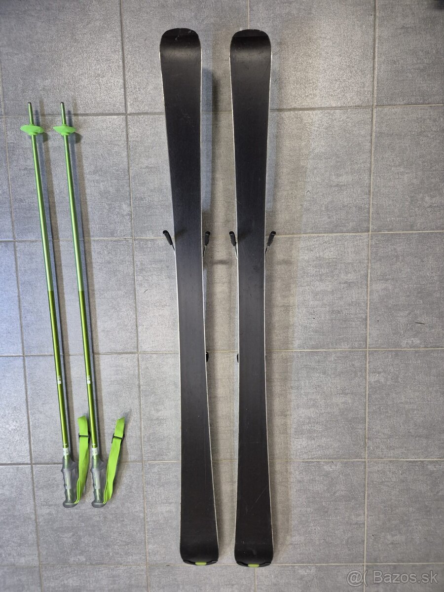 Lyže Elan 150 cm s palicami - 2